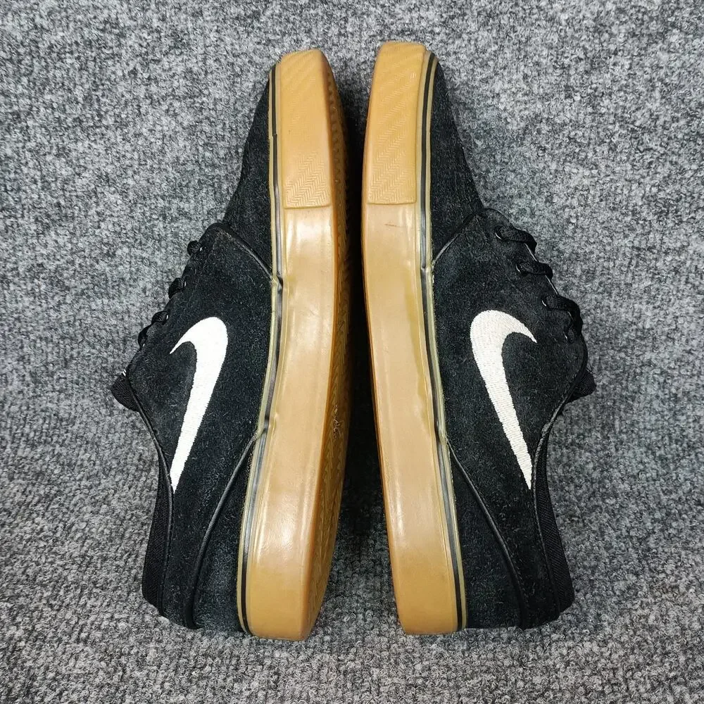 Nike SB Stefan Janoski Boys Youth 5.5Y Black Gum Suede Skate Sneakers - Picture 5 of 9
